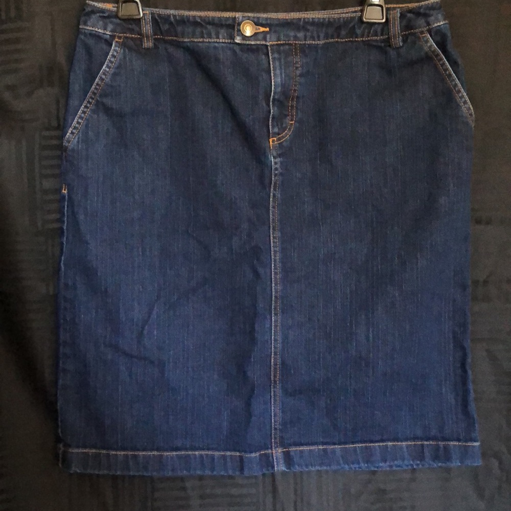 Pendleton Denim Skirt